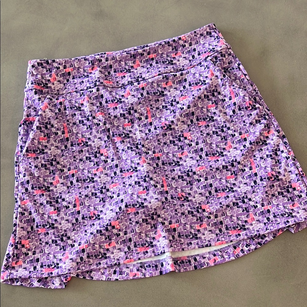Greg Norman Collection Purple and Pink Skirt